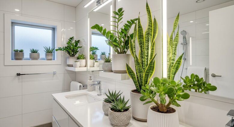 suculentas para banheiro com pouca luz
